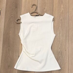 White Sleeveless Top NWT